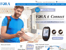 Tablet Screenshot of foracare.com